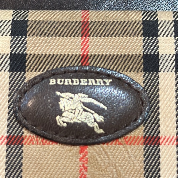 Authentic Vintage Burberry Coin Case Nova Check Shadow Horse Purse, VGUC - Picture 4 of 16